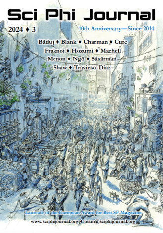 Sci Phi Journal cover featuring James Machell's work