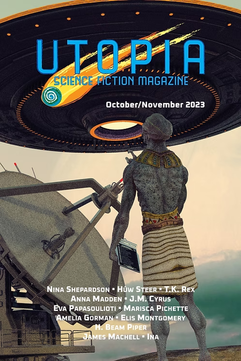 Utopia magazine cover featuring James Machell's work